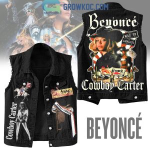 Beyonce Cowboy Carter Sleeveless Denim Jacket