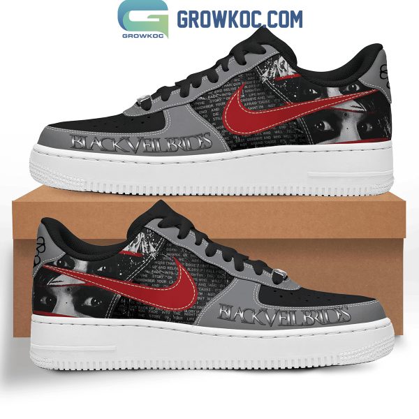 Black Veil Brides Scarlet Cross Air Force 1 Shoes