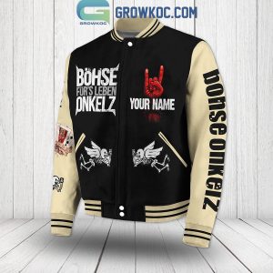 Bohse Onkelz Wieder E.I.N.S Fan Personalized Baseball Jacket