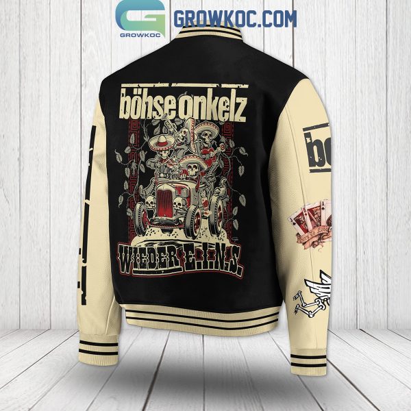 Bohse Onkelz Wieder E.I.N.S Fan Personalized Baseball Jacket