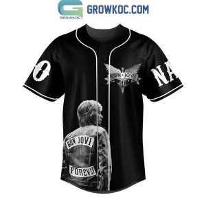 Bon Jovi Forever We Made It Look Easy Personalized Baseball Jersey
