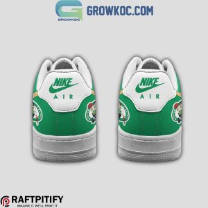 Boston Celtics Basketball Team Personalized Air Force 1 Shoes