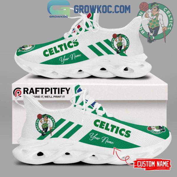 Boston Celtics Loves Basketball Team Personalized Max Soul Shoes