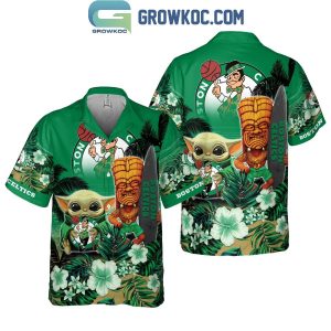 Boston Celtics Men’s Basketball Baby Yoda Hawaiian Shirts
