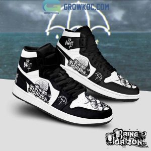 Bring Me The Horizon BMTH Rock Band Black Design Air Jordan 1 Shoes Black Lace