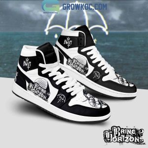 Bring Me The Horizon BMTH Rock Band Black Design White Lace Air Jordan 1 Shoes