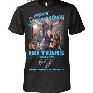Bruce Springsteen 60 Years Of The Memories 1964-2024 T-Shirt