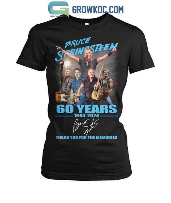 Bruce Springsteen 60 Years Of The Memories 1964-2024 T-Shirt