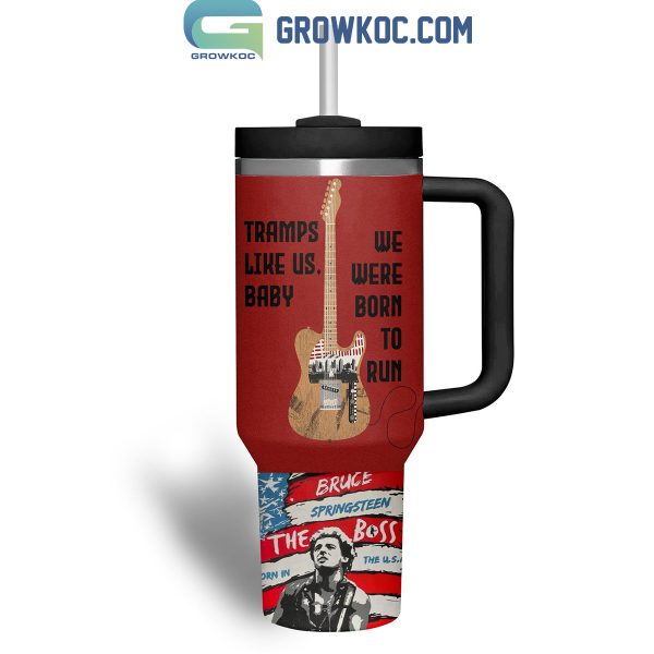 Bruce Springsteen Listen To The Boss Fan 40oz Tumbler