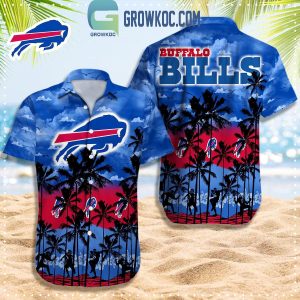 Buffalo Bills Palm Tree Fan Hawaiian Shirt
