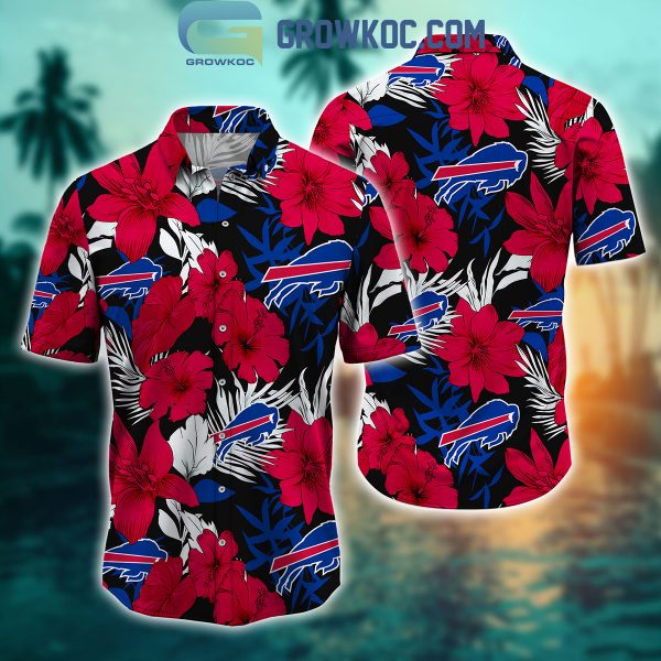 Buffalo Bills Tropical Aloha Hibiscus Flower Hawaiian Shirt