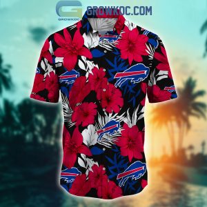 Buffalo Bills Tropical Aloha Hibiscus Flower Hawaiian Shirt