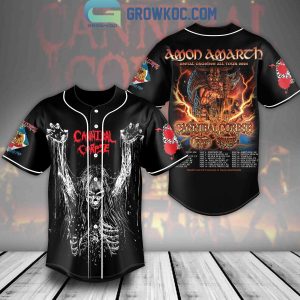 Cannibal Corpse Amon Amarth Tour 2024 Personalized Baseball Jersey