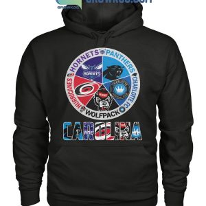 Carolina Hornets Carolina Hurricanes NC State Wolfpack Carolina Panthers T-Shirt