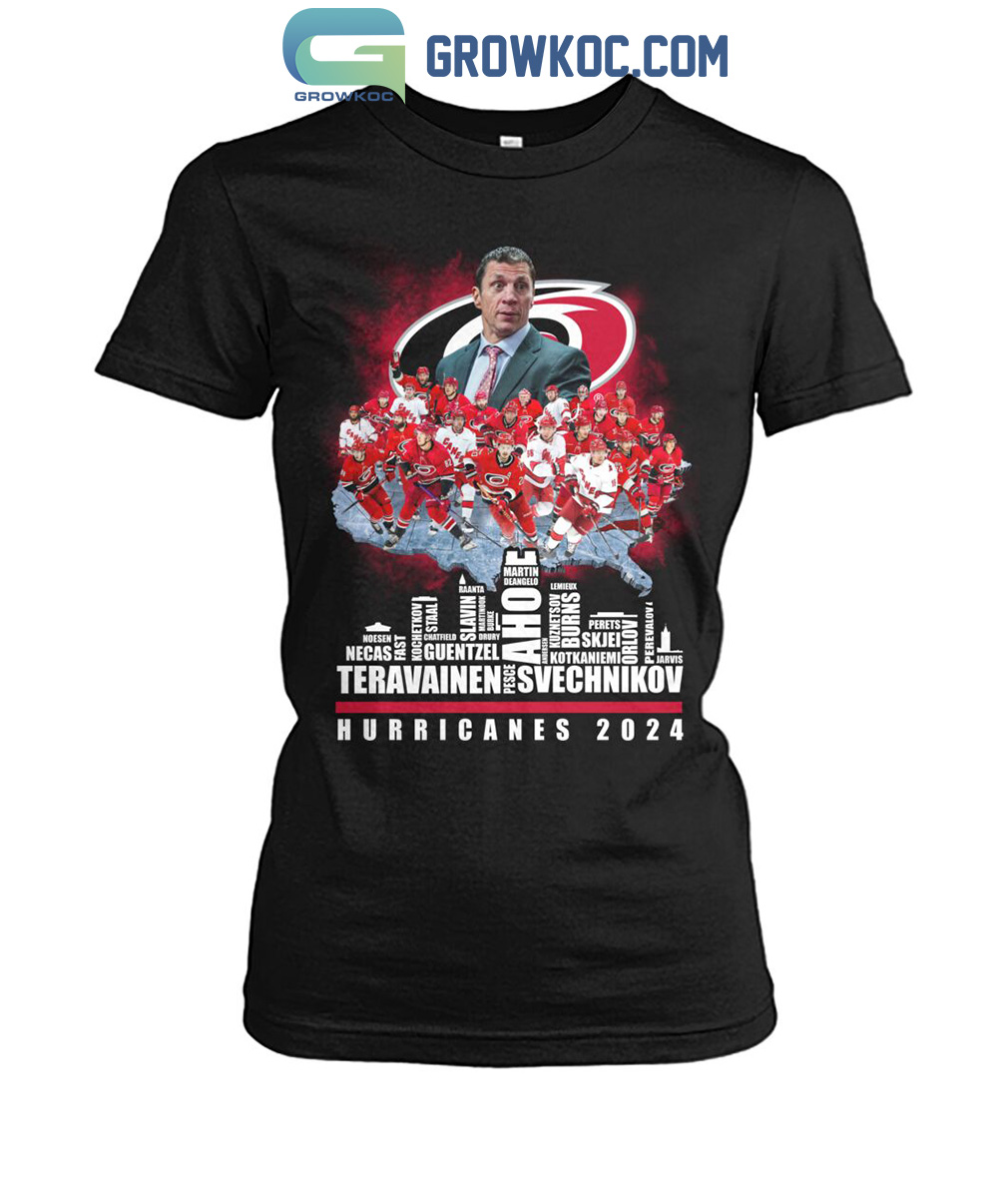 Carolina Hurricanes Players Names 2023 2024 T Shirt Carolina Hurricanes Players Names 2023 2024 T Shirt