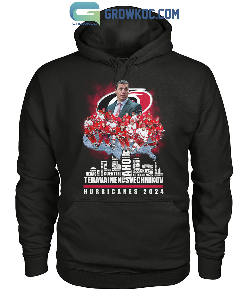 Carolina Hurricanes Players Names 2023 2024 T Shirt Carolina Hurricanes Players Names 2023 2024 T Shirt