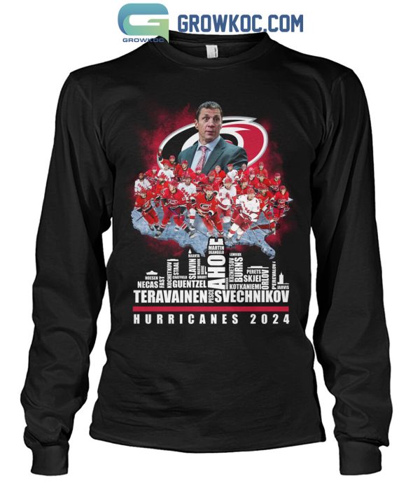 Carolina Hurricanes Players Names 2023 2024 T Shirt