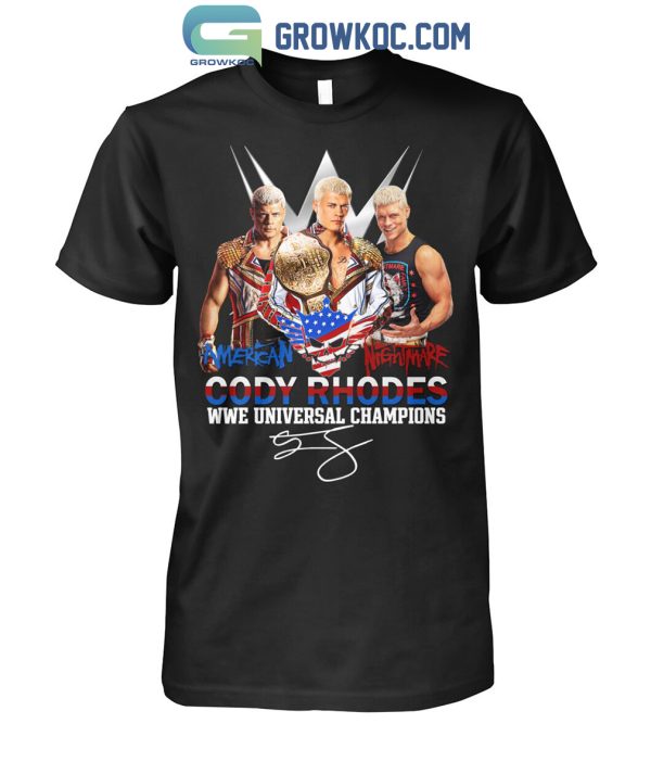 Cody Rhodes WWE Universal Champions American Nightmare T-Shirt