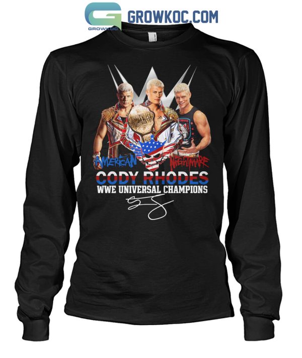 Cody Rhodes WWE Universal Champions American Nightmare T-Shirt