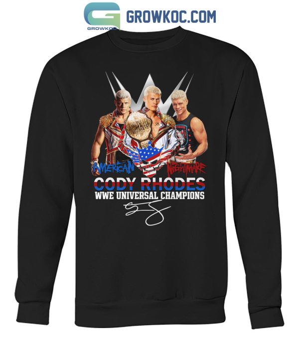 Cody Rhodes WWE Universal Champions American Nightmare T-Shirt