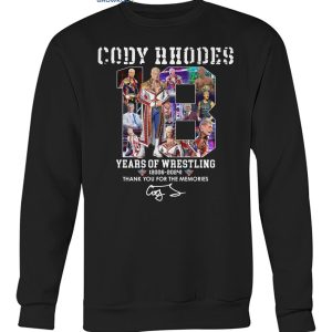 Cody Rhodes Years Of Wrestling 2006-2004 Thank You For The Memories T-Shirt