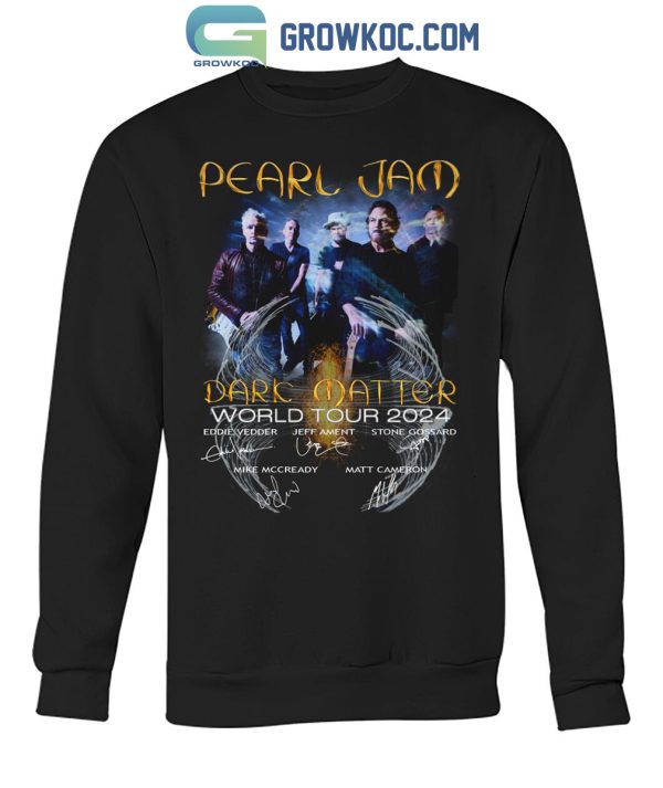 Dark Matter World Tour 2024 Fan Pearl Jam T-Shirt