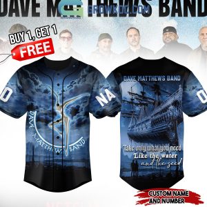 Dave Matthews Band Take Only What You Need Personalized Baseball Jersey