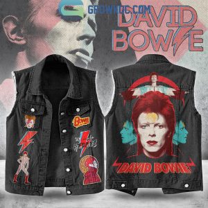 David Bowie We Can Be Heroes Sleeveless Denim Jacket