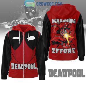 Deadpool 3 Movie Marvel Maximum Effort Bullet Hole Hoodie Shirts