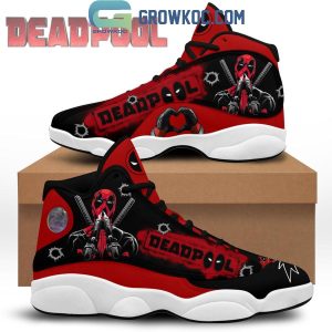 Deadpool Marvel Anti-Hero Love Air Jordan 13 Shoes