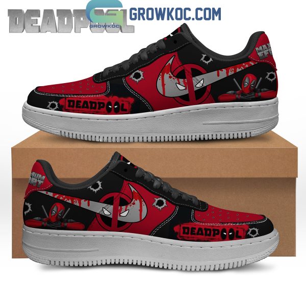 Deadpool The Anti Hero Fan Air Force 1 Shoes