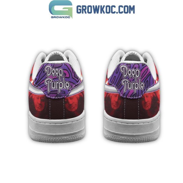 Deep Purple Black Night Air Force 1 Shoes