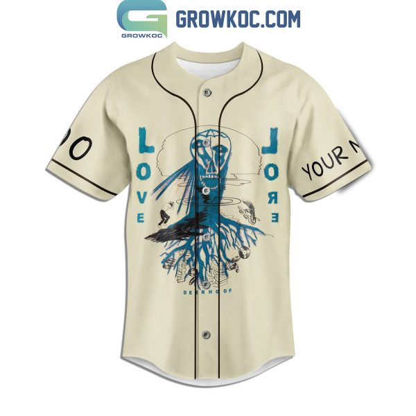 Deerhoof On Tour Love 2024 Personalized Baseball Jersey