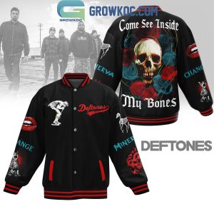 Deftones Come See Inside My Bones Fan Baseball Jacket