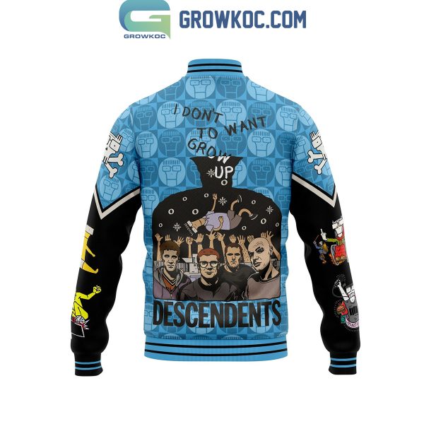 Descendents I Don’t Want To Grow Up Music Baseball Jacket