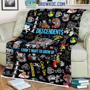 Descendents I Don’t Want To Grow Up Music Fleece Blanket Quilt Black Version