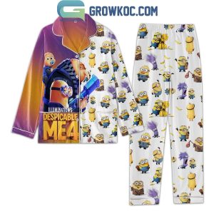 Despicable Me 4 Minions Love Polyester Pajamas Set