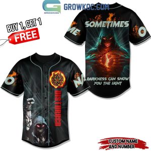 Disturbed Sometimes Darkness Can Show You The Light Personalized Baseball Jersey