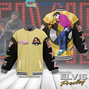 Elvis Presley A Little Less Conversation Baseball Jacket