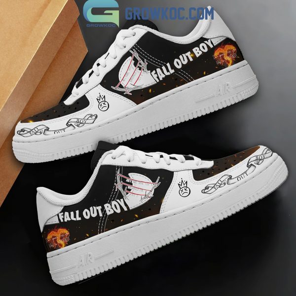 Fall Out Boy Save Rock Fan Air Force 1 Shoes