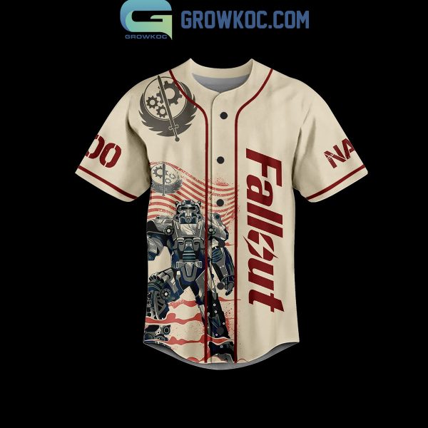 Fallout Enlist And Serve A Greater Cause Personalized Baseball Jersey