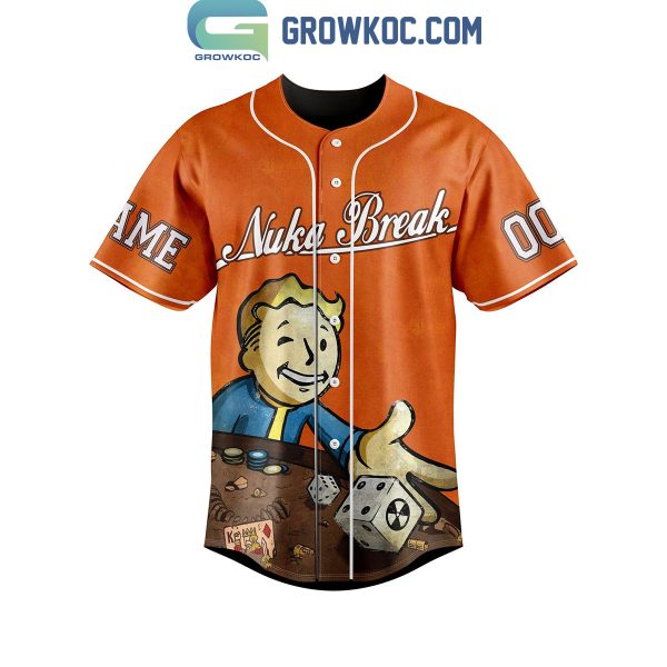 Fallout Nuka Break Tales From The Wasteland Personalized Baseball Jersey