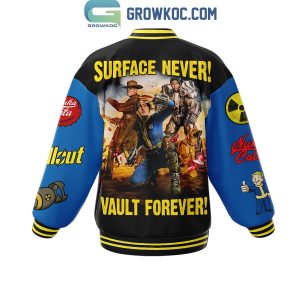Fallout Surface Never Vault Forever Fan Baseball Jacket