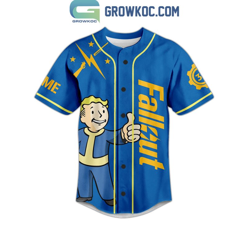 Fallout Surface Never Vault Forever Personalized Baseball Jersey - Growkoc