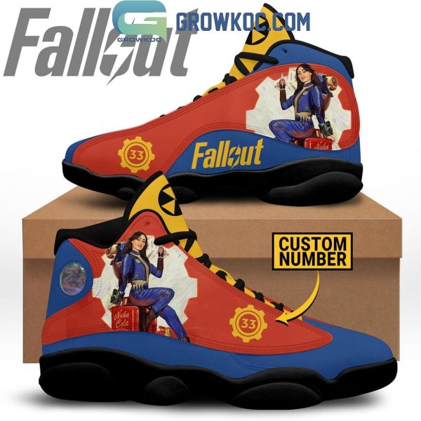 Fallout Vault 33 Vault-Tec Personalized Air Jordan 13 Shoes