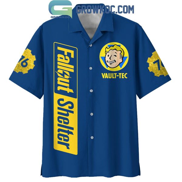 Fallout Walk This Over To The Vault Personalized Hawaiian Shirt