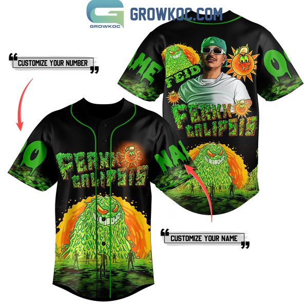 Feid Ferxxo Calipsis 2024 Tour Personalized Baseball Jersey