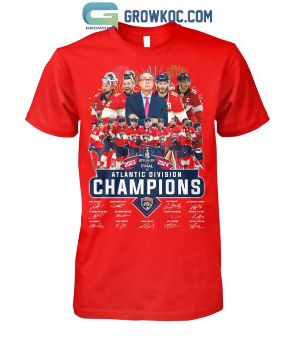 Florida Panthers Atlantic Division Champions 2024 T Shirt