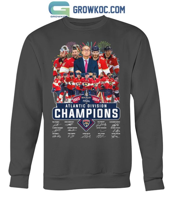 Florida Panthers Atlantic Division Champions 2024 T Shirt