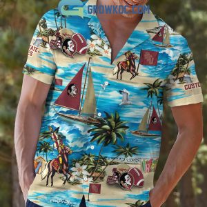Florida State Seminoles Boat Sailing Personalized Hawaiian Shirts